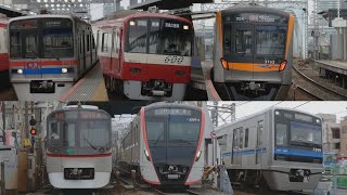 荒川を渡り、住宅地を走る＠京成押上線 八広駅、京成立石駅