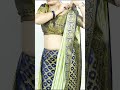 Designer Silk saree draping with perfect pleats | How to wear silk saree for wedding & party