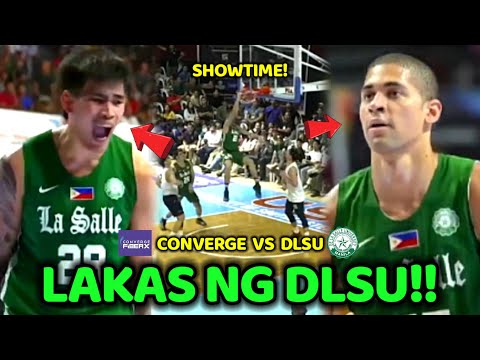 SHOWTIME si Kevin Quiambao at Mike Phillips! LAKAS NG DLSU TINALO PBA TEAM na CONVERGE! HIGHLIGHTS