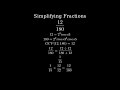 how to simplify the fraction 12 180