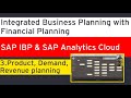 3 DEMAND & REVENUE PLANNING in SAP IBP and SAP Analytics Cloud (SAC)