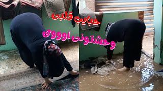 حبايب قلبى وحشتونى #روتين النهارده غسيل السجاد