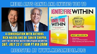 MASA Presents Authors Dr. Sanjiv Chopra & Rick Najera: Ignite The Fire Within Conversation