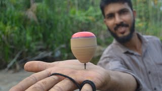 പമ്പരം MAKING AN WOODEN SPINNER