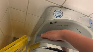 (RETAKE) Veltia V7 Tri Blade Hand Dryer At Birchwood Shopping Centre, Warrington