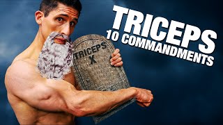 The 10 Commandments of Tricep Training (GET BIG TRICEPS!)