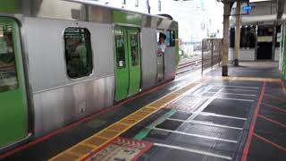 なんとなく電車：JR新宿駅：山手線内回りトラブルによる停車中光景（とばっちりか中央・総武線千葉行きも運転見合わせ）　20230902_163914