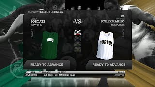 NCAA Basketball 10 (Rosters Updated for 2018 2019 Season) Oho vs Purdue