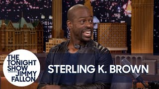 Sterling K. Brown Overdoes It with Baby Powder Sometimes