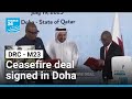 DRC and M23 rebels sign ceasefire deal in Doha • FRANCE 24 English
