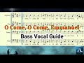 O COME, O COME EMMANUEL_Bass Vocal Guide