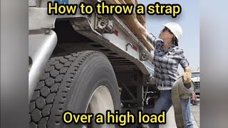 how to throw a strap over a high load