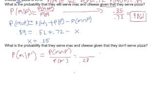 Conditional Probability example 7