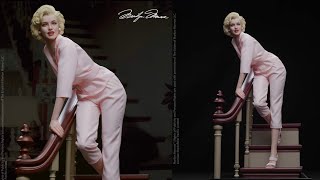 New Marilyn Monroe on staircase statue revealed by DamToys preorder info