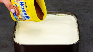 Ciasto „Nesquik” bez pieczenia! Moje dzieci nie chcą innego deseru