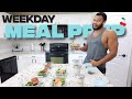 Meal Prep | Cherry almond overnight oats, cherry chicken salad, & cherry glazed salmon bowls