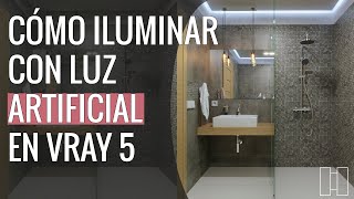 Cómo iluminar en V-ray con luz artificial