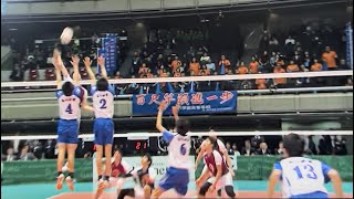 春高バレー2016 上越総合技術VS高川学園 2セット目 新井雄大VS西村信