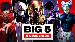 BIG 5 ANIME 2025 | UPCOMING ANIME | Anime 2025 | AJAY KA REVIEW