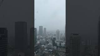 イナズマ #瞬間 #映像 #雷雨 #ゲリラ豪雨  雷19秒後 後半スロー