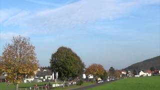 Migrating Common Cranes in Hessen, Germany - THOUSANDS of Birds