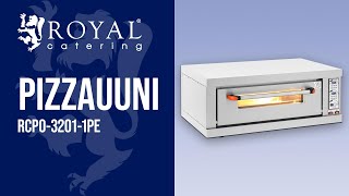 Pizzauuni RCPO-3201-1PE | Royal Catering | Tuote-esittely