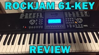 ROCKJAM 61-KEY ELECTRONIC KEYBOARD REVIEW