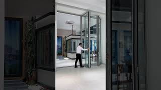 Infinite folding door all open#slidingdoor #doorandwindows #doorandwindowfactory #kitchendoor