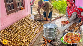 Himachali Hardworking Family Selling Daily 10000 Chilli Momo Rs. 100/- Only l Himachal Food Tour