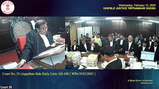 12 February 2025 | Court No. 35 | Live Streaming of the Court proceedings.