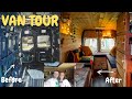 VAN TOUR of AFFORDABLE Van Conversion | VAN LIFE EUROPE