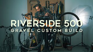 GRAVEL CUSTOM BUILD -  RIVERSIDE 500 FROM BTWIN (BIKE TRANSFORMATION 4K)