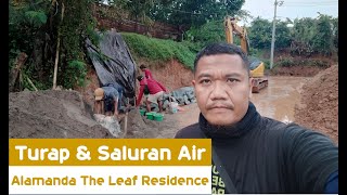 Turap Dan Tutup Saluran Air Di Cluster Alamanda The Leaf Residence | 12 November 2024