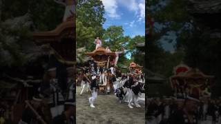 熊取町大森神社宮入 久保