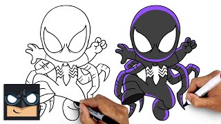 How To Draw Ultimate Symbiote Spiderman | Step By Step Tutorial