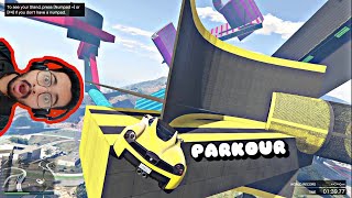 Only 0.0004% Players Can Complete This IMPOSSIBLE Car Parkour Race in GTA 5!