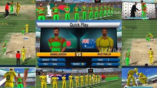 Cricket GAMING - Bangladesh Vs Australia cricke (match 01)
