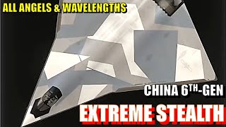 China's 6th-Gen Fighter Extreme Stealth: Multi-Angle \u0026 Spectrum Radar Absorption Material