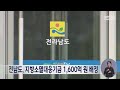 전남도 지방소멸대응기금 1600억 원 배정 231108수 뉴스데스크