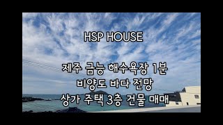 제주도 금능 해수욕장 단독주택 (1층 상가) 매매