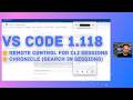 Visual Studio Code and GitHub Copilot - What's new in 1.118