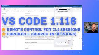 Visual Studio Code and GitHub Copilot - What's new in 1.118