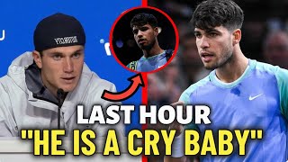 💥DRAPER BRUTALLY ATTACKS ALCARAZ BEFORE FACING HIM AT THE AUSTRALIAN OPEN! WHAT DID HE SAY?😱