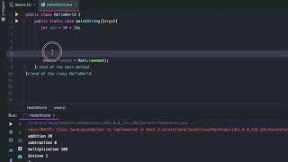 Java Basics 4 - Math with Java and Math.random()