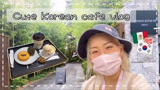 Cute Korean Cafe Tour in Gangnam | Garosugil I Seoul Vlog | Korean Mexican Couple❤️