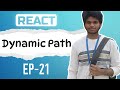 🌐 React Dynamic Routing with URL Parameters | React Router Tutorial EP-21 | English | Jolleejoel