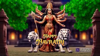 Navratri motion graphics after effects | Navratri animation video after effects | Happy Navratri