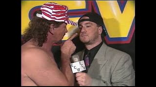 Terry Funk Slaps Paul Heyman for Disrespecting his Daughters! 1994 (ECW)