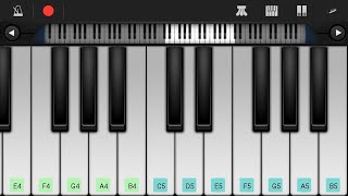 mohabbatein tune on mobile piano||piano tutorial|shahrukh khan|hum ko hamise churalo|Pocket piano|
