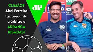 HILÁRIO! OLHA o que Abel Ferreira PERGUNTOU ao árbitro Raphael Claus ANTES de Palmeiras x Água Santa